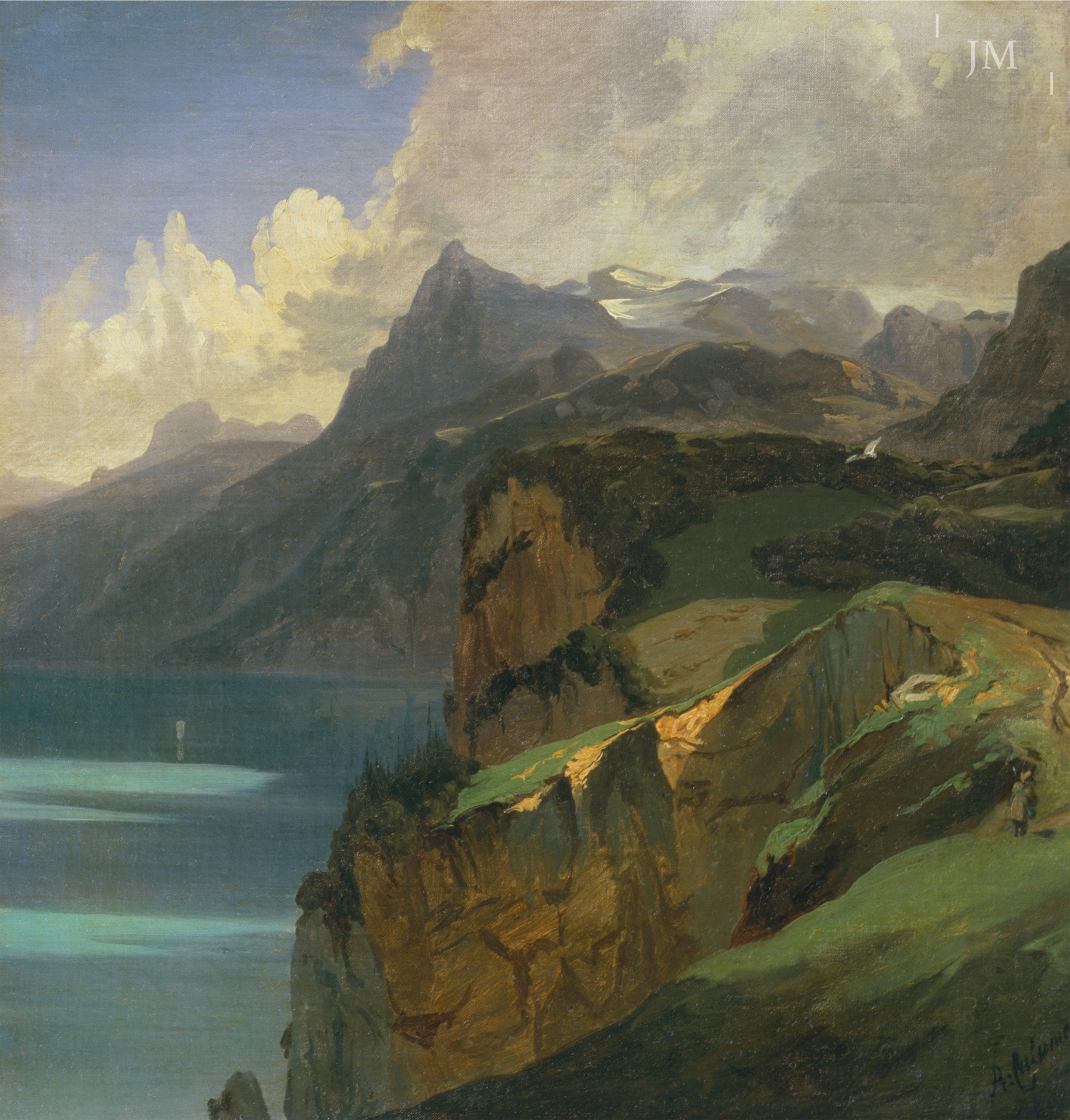 The Vierwaldstättersee seen from Seelisberg, Switzerland